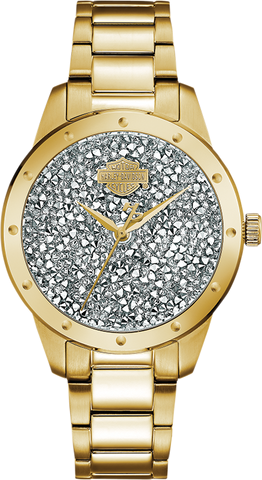 Harley Davidson Quartz Womens Watch 77L110