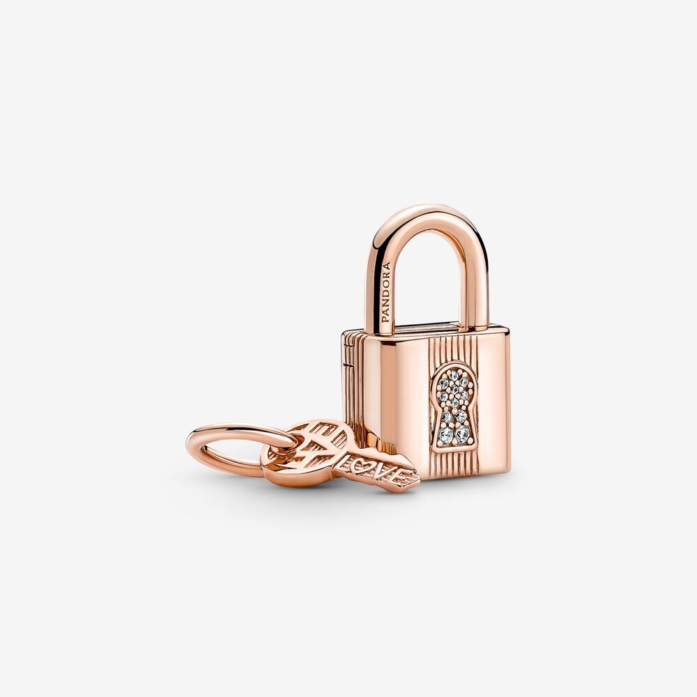 Pandora Eternal Love Lock and key Charm