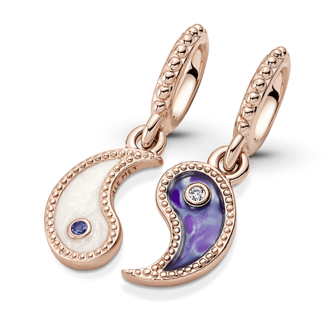 Pandora Splittable Yin & Yang Sparkling Dangle Charm