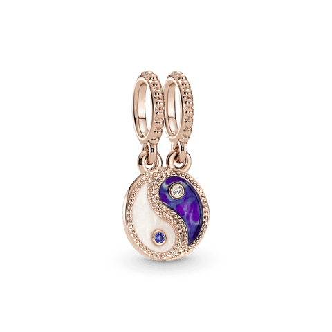 Pandora Splittable Yin & Yang Sparkling Dangle Charm