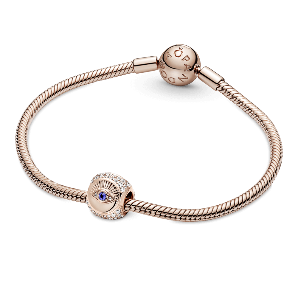 Pandora Hamsa, All-Seeing Eye and Feather Beads