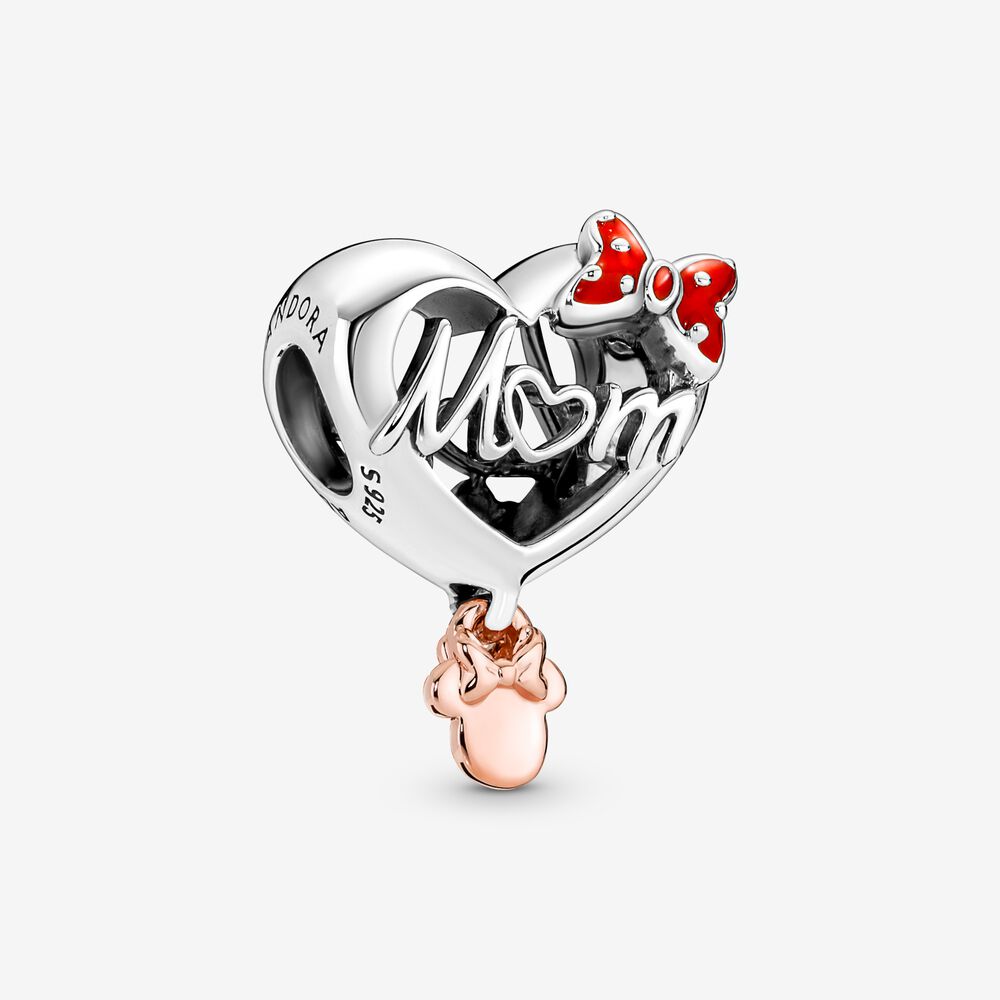 Pandora Disney Minnie Mouse Mum Heart Charm