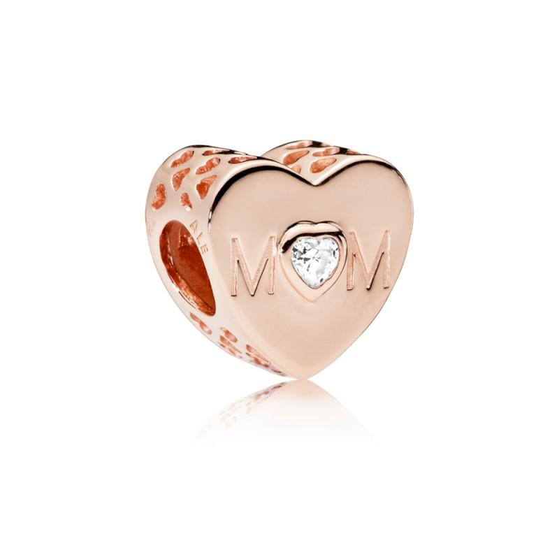 Pandora Clear Mum Heart Charm