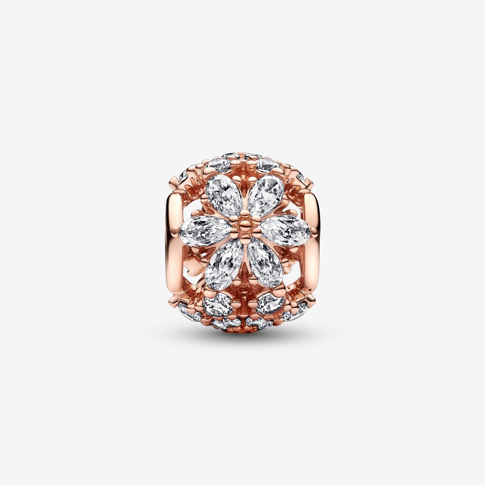 アクセサリー Sparkling Herbarium Cluster Charm Pandora Sparkling Herbarium Cluster Round Charm – Fifth