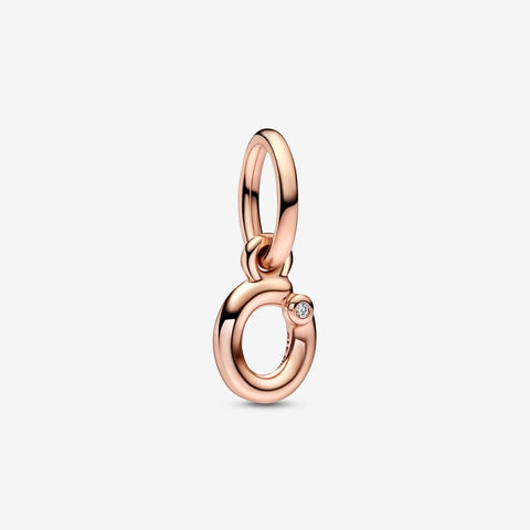 Pandora Letter o Script Alphabet Dangle Charm