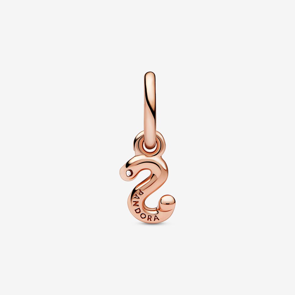 Pandora Letter S Script Alphabet Dangle Charm