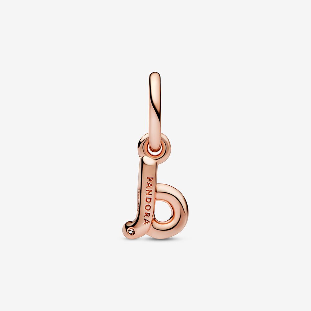 Pandora Letter D Script Alphabet Dangle Charm 