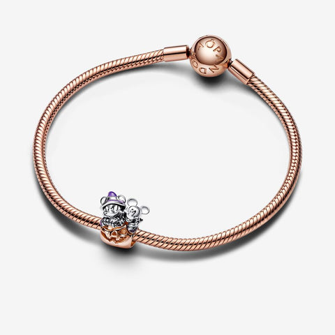 Pandora Disney Mickey Mouse & Minnie Mouse Halloween Pumpkin Charm