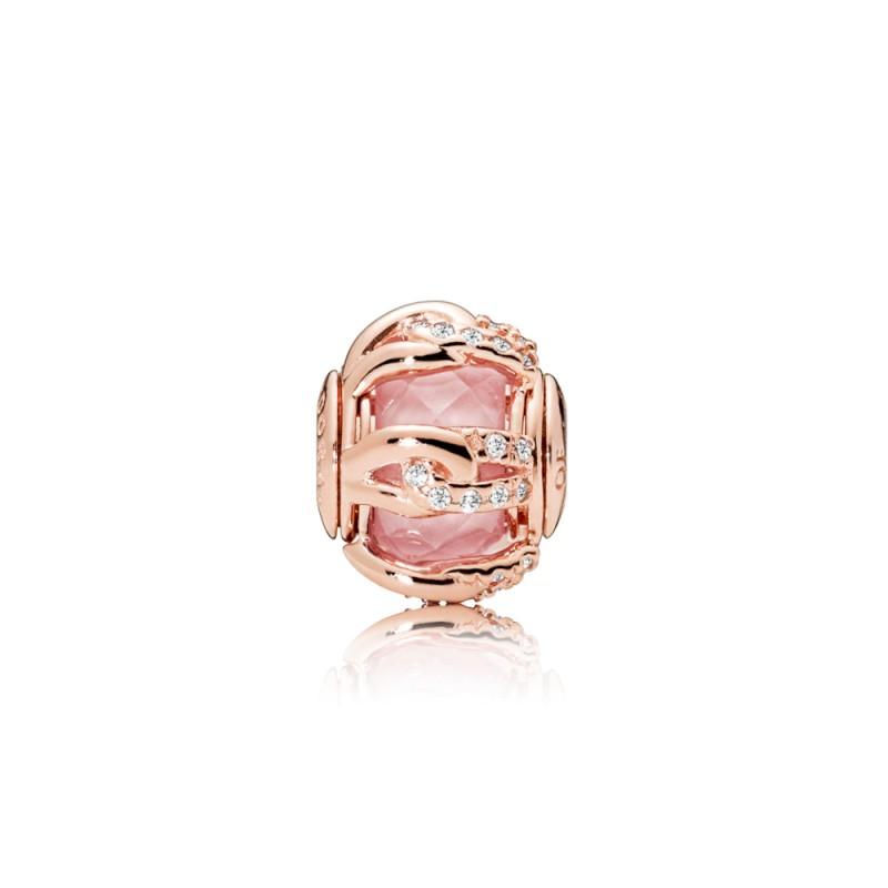 Pandora Bonds Of Love Pink Crystal &amp; Clear Cz Bonds