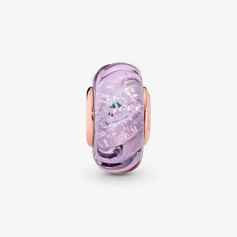 Pandora Groove Pandora Rose Charm With Iridescent Pink