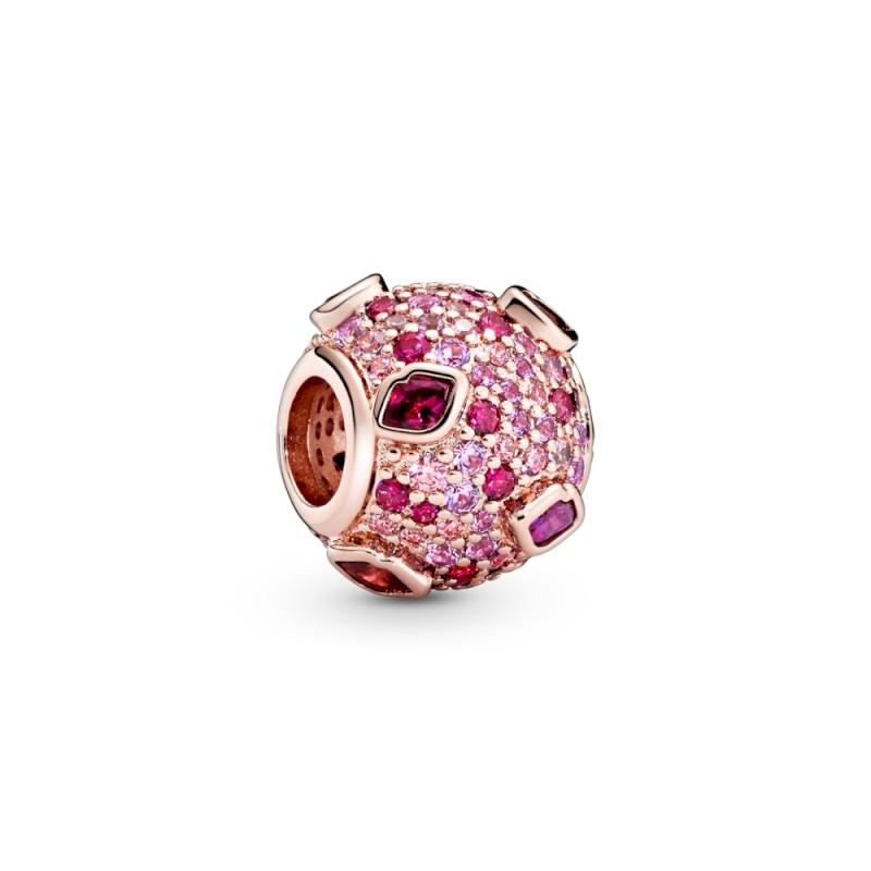 Pandora Kiss Pave Charm With Red Cubic Zironia
