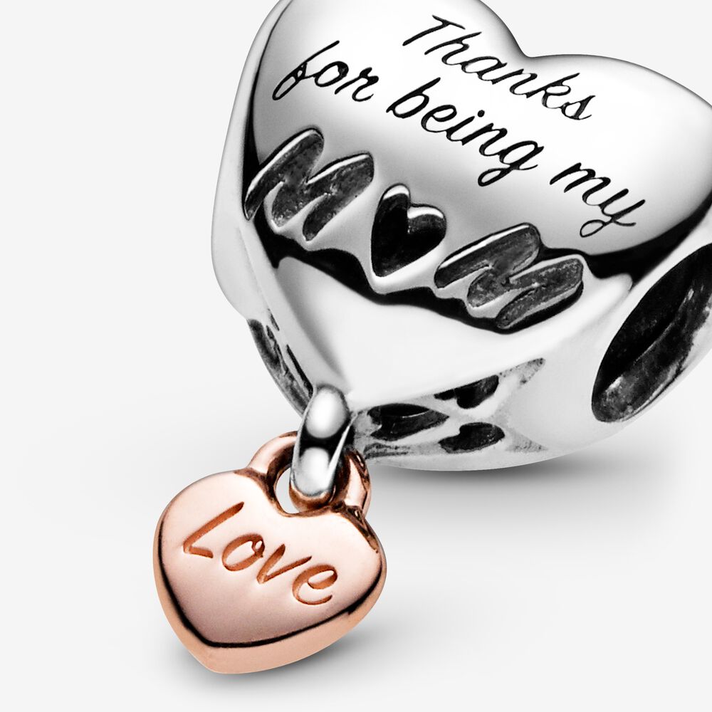 Pandora Love You Mum Heart Charm