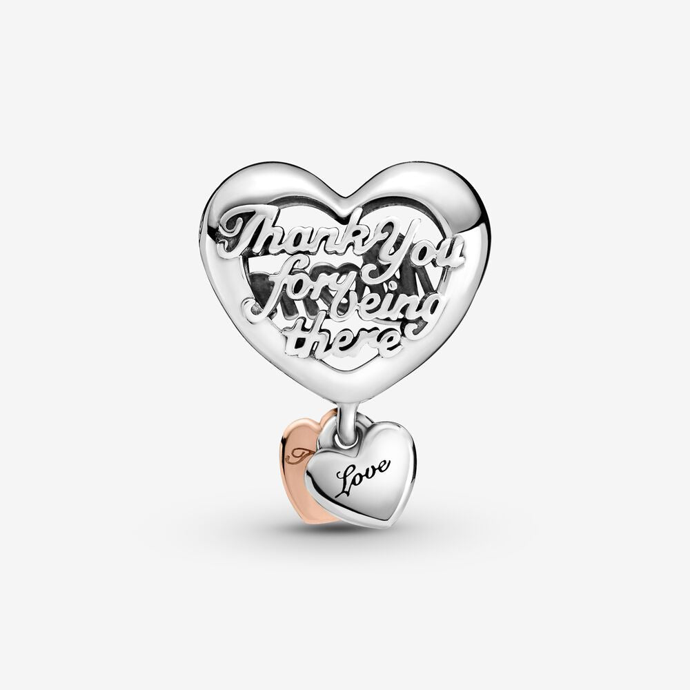 Pandora Thank You Mum Heart Charm 789372C00