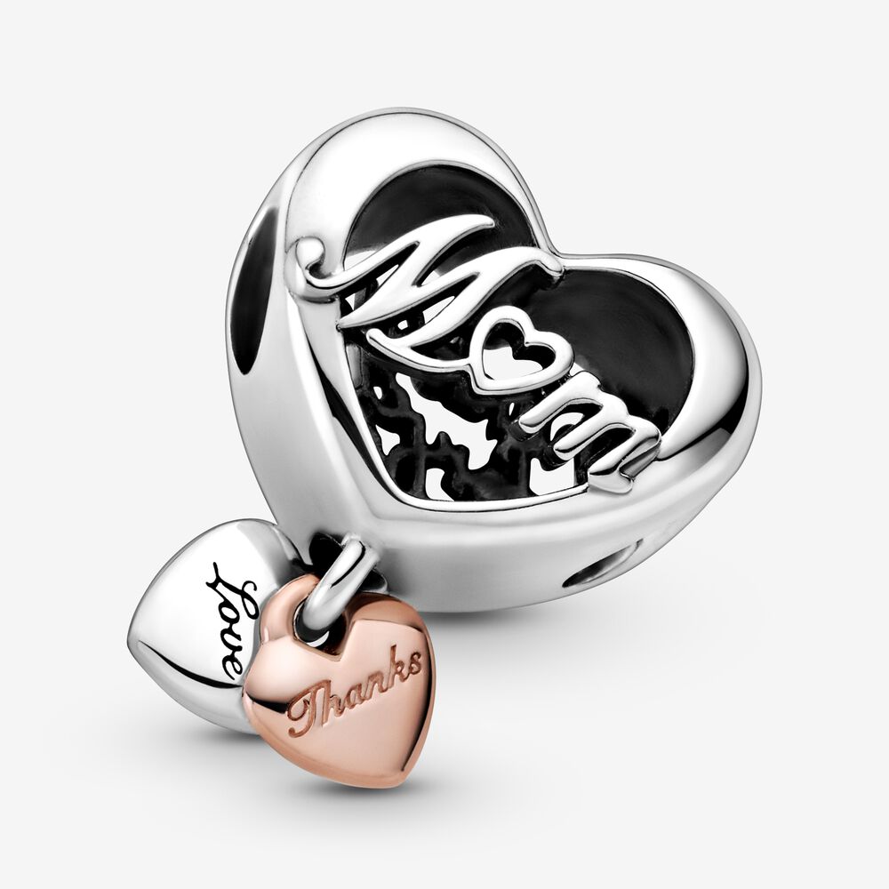 Pandora Thank You Mum Heart Charm 789372C00 
