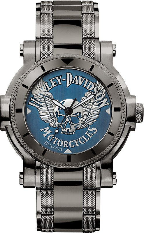 Harley Davidson Medallion Quartz Mens Watch 78A117
