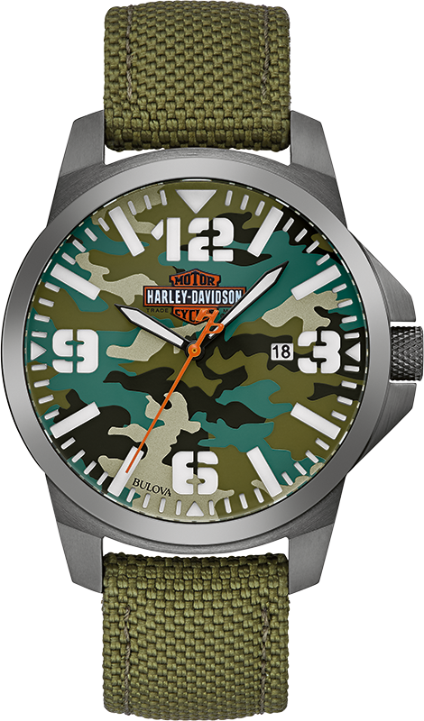 Harley Davidson Bar &amp; Shield Quartz Mens Watch 78B157