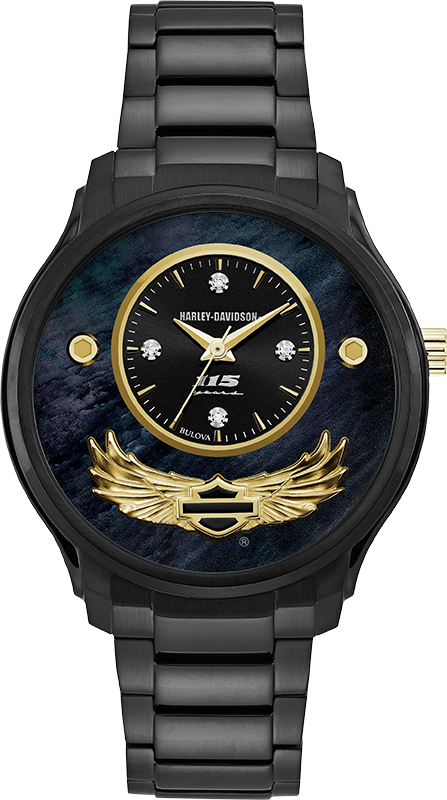 Harley Davidson 115 Anniversary Quartz Womens Watch 78P101