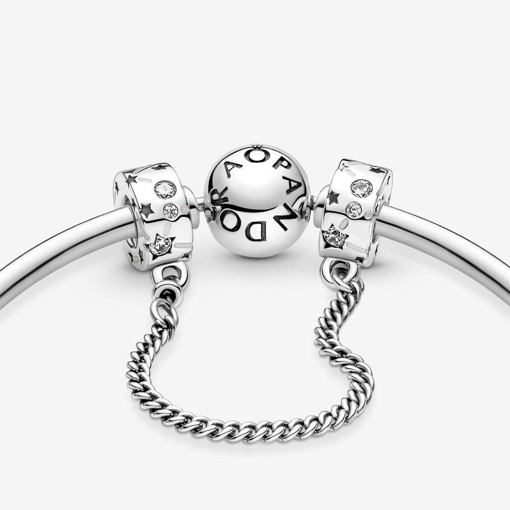 Pandora Stars &amp; Galaxy Safety Chain Charm