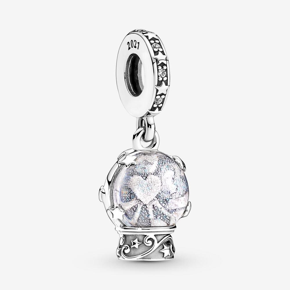 Pandora Snow Globe Angel Dangle Charm