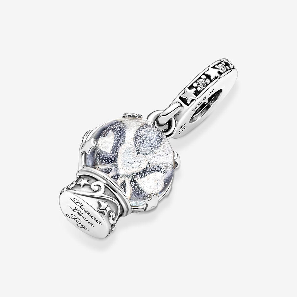 Pandora Snow Globe Angel Dangle Charm