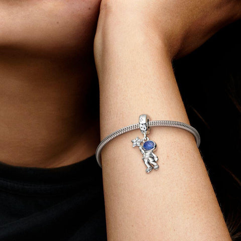 Pandora Astronaut In The Galaxy Dangle Charm