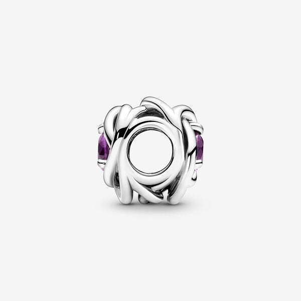 Pandora February Crystal Birthstone Eternity Circle Charm