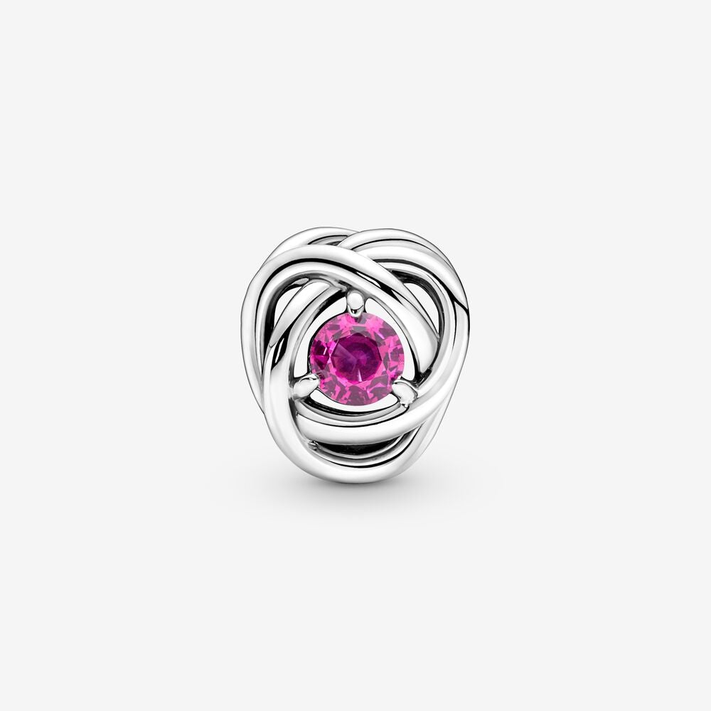 Pandora October Crystal Birthstone Eternity Circle Charm