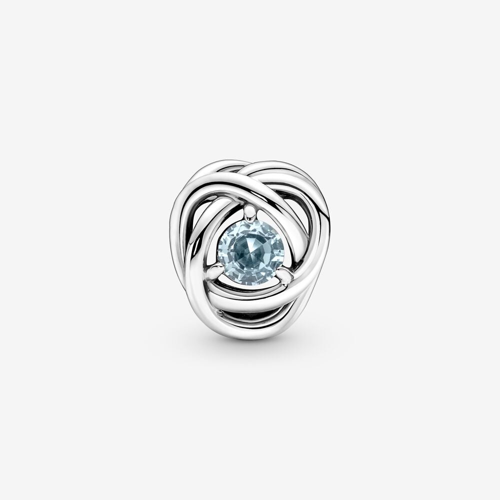 Pandora March Crystal Birthstone Eternity Circle Charm