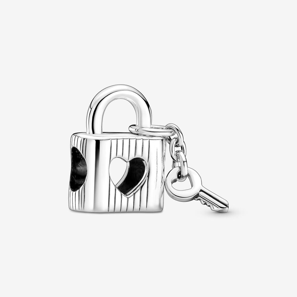 Pandora Padlock &amp; Heart Key Charm