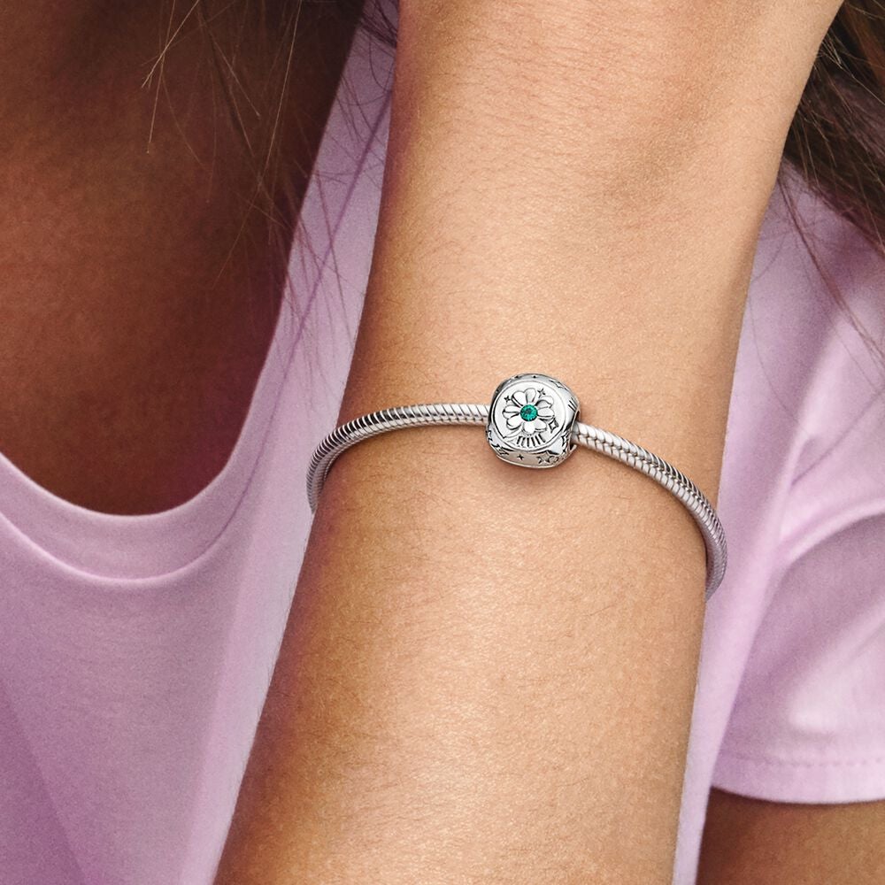 Pandora Clover, Horseshoe &amp; Ladybird Three-sided Charm