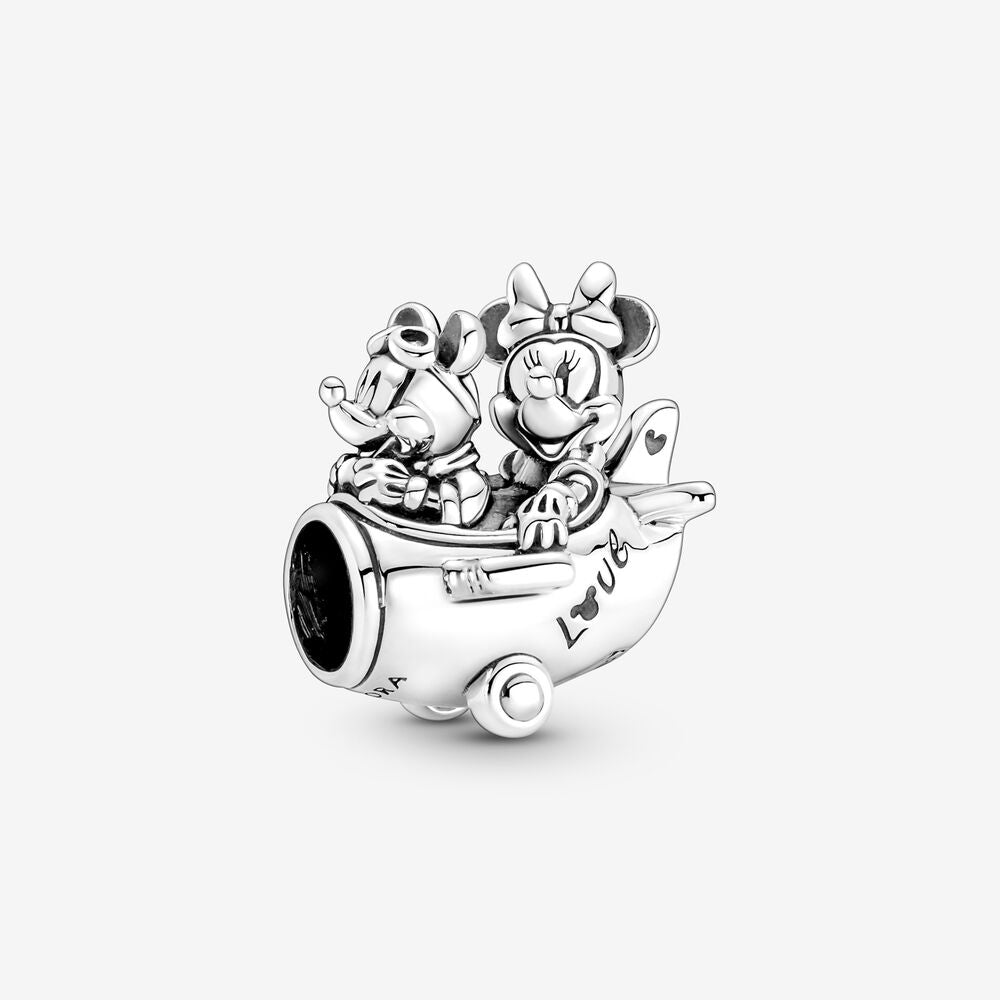 Pandora Disney Mickey and Minnie Flying With The Plane Charm