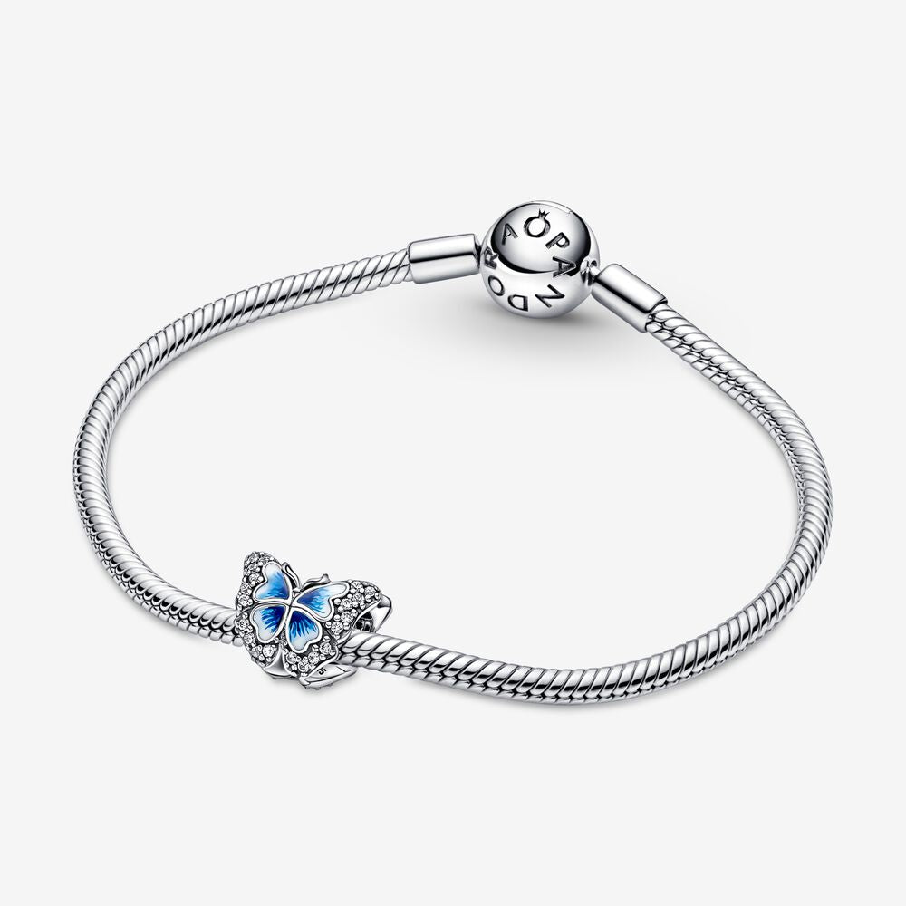 Pandora Blue Butterfly Sparkling Charm