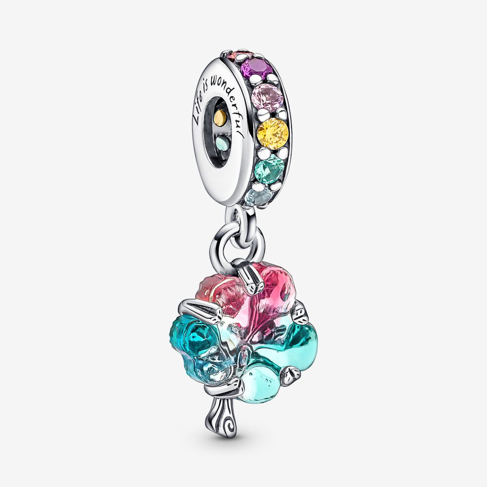 Pandora Togetherness Tree Murano Glass Dangle Charm