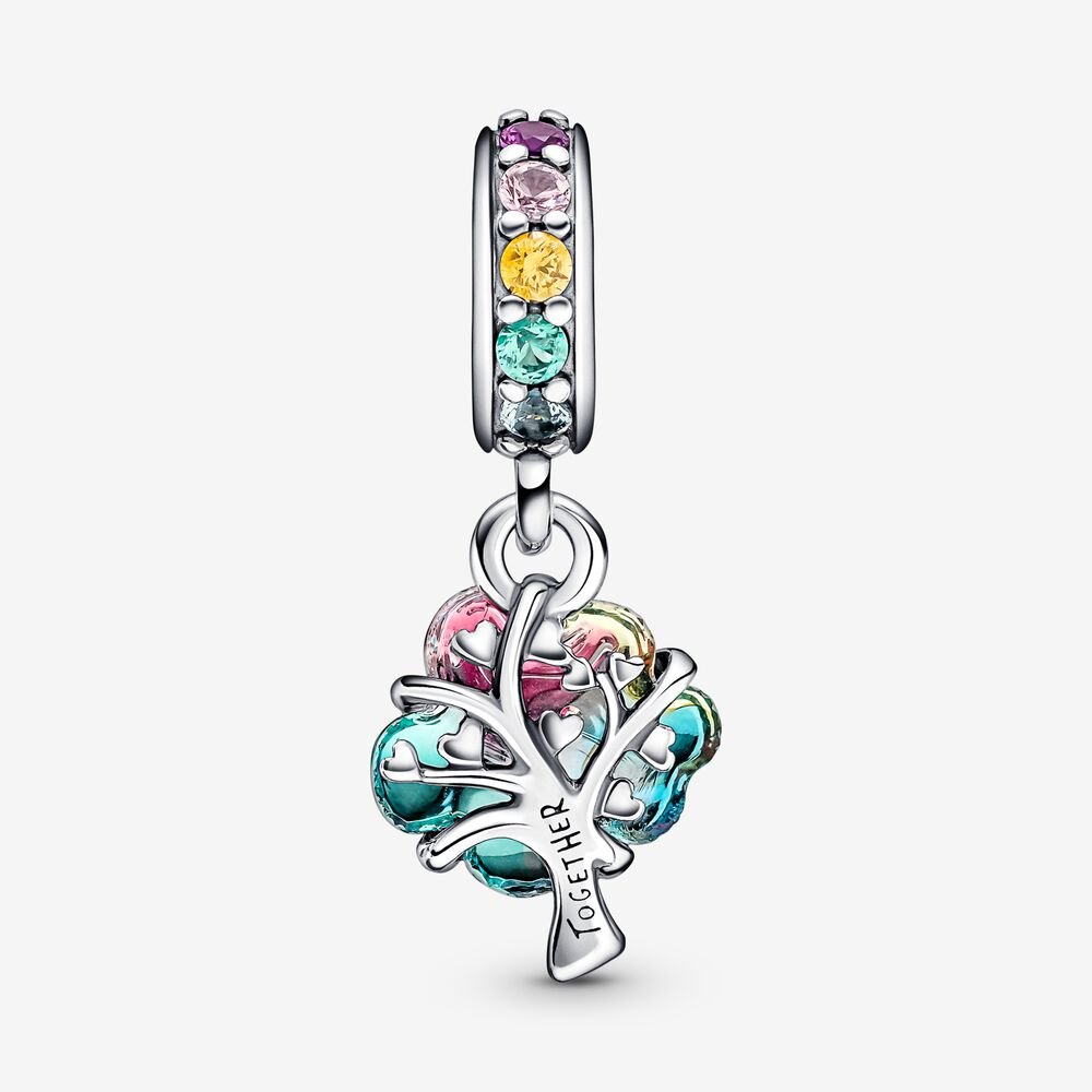 Pandora Togetherness Tree Murano Glass Dangle Charm