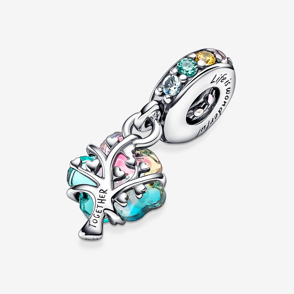 Pandora Togetherness Tree Murano Glass Dangle Charm
