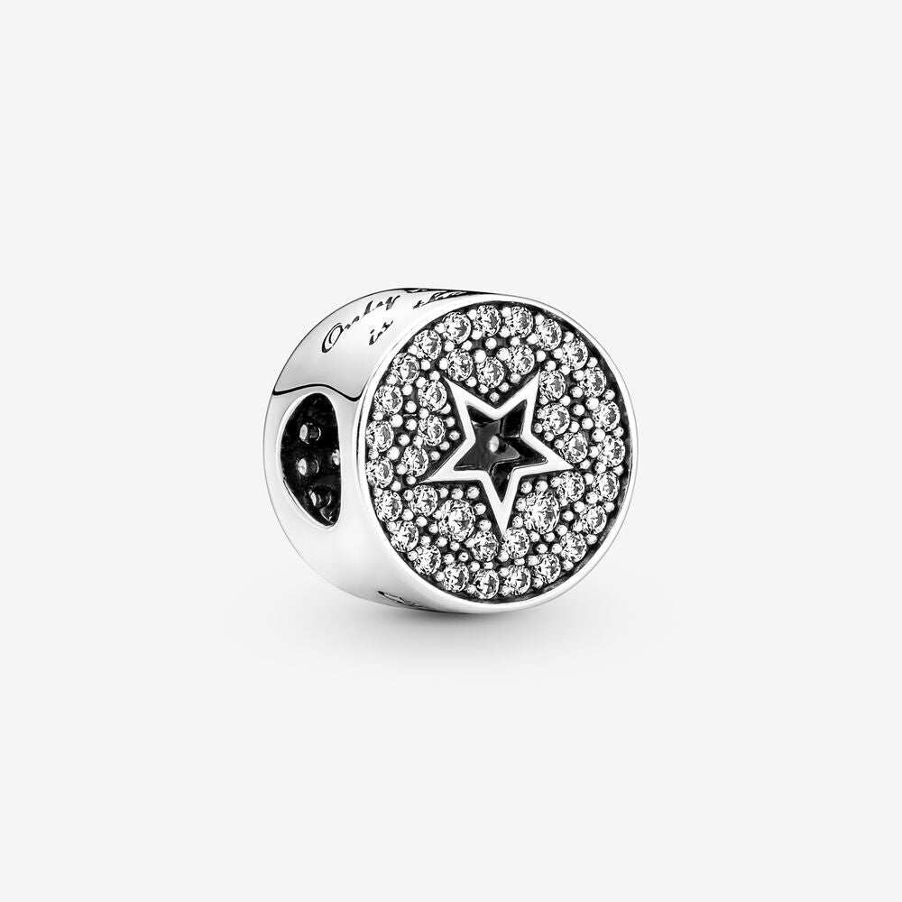 Pandora Pave &amp; Star Congratulations Charm