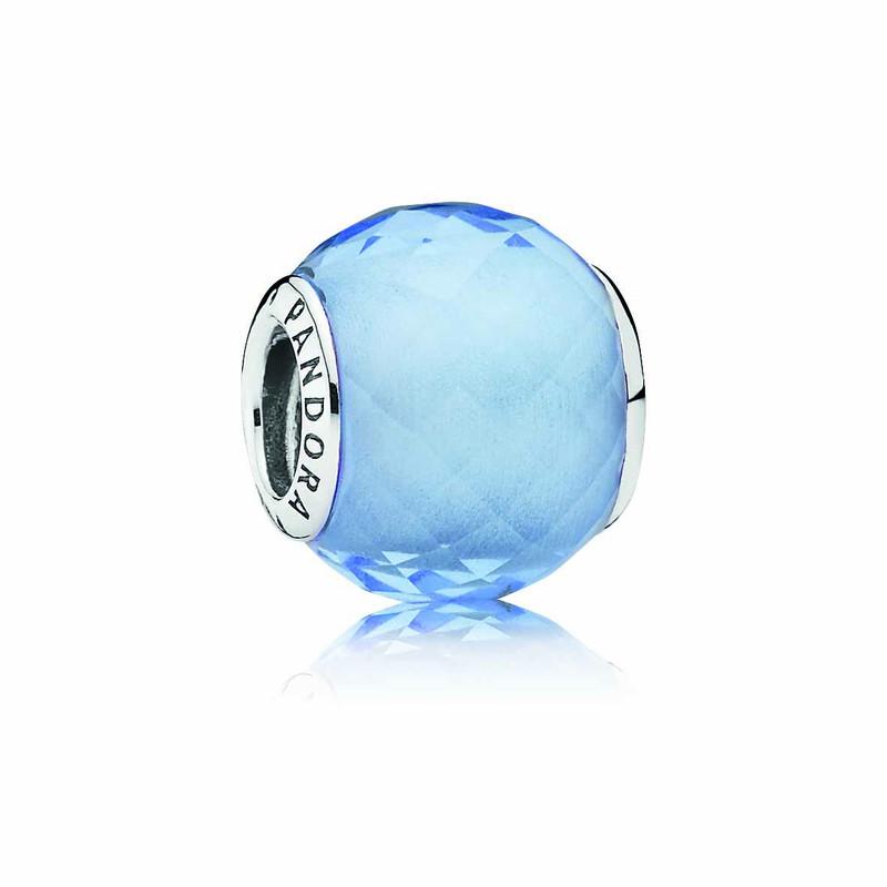 Pandora Charm Petite Facets Synthetic Blue Quartz