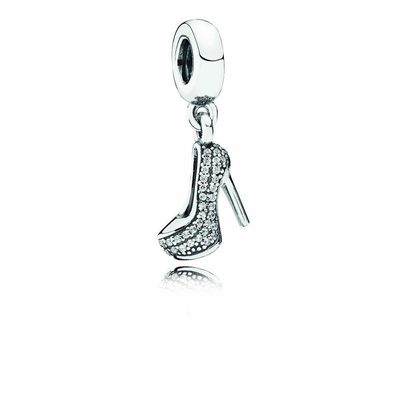 Pandora Pave Stiletto Shoe Dangle Charm