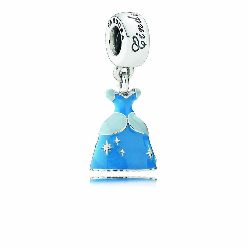 Pandora Dangle Disney Cinderella&#39;s Dress Azure