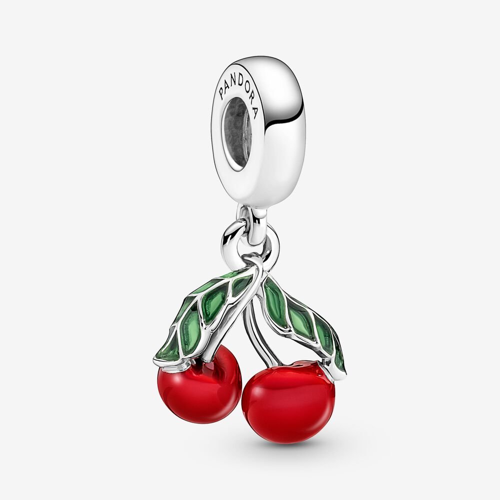 CherryPANDORA パンドラ ESSENCE チャーム3点 PANDORA（パンドラ）の「レッド スパークリング レベルド
