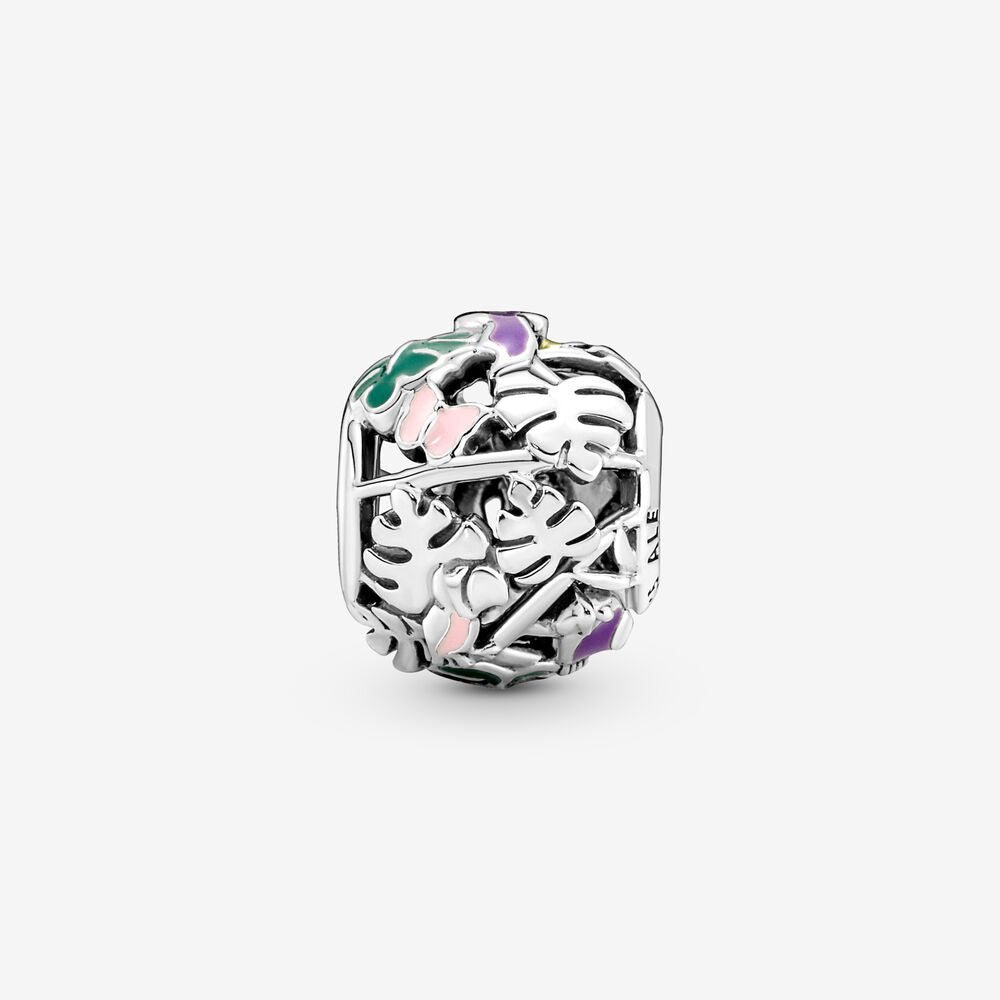 Pandora Jungle Creatures &amp; Leaves Charm