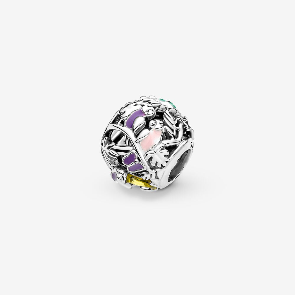 Pandora Jungle Creatures &amp; Leaves Charm