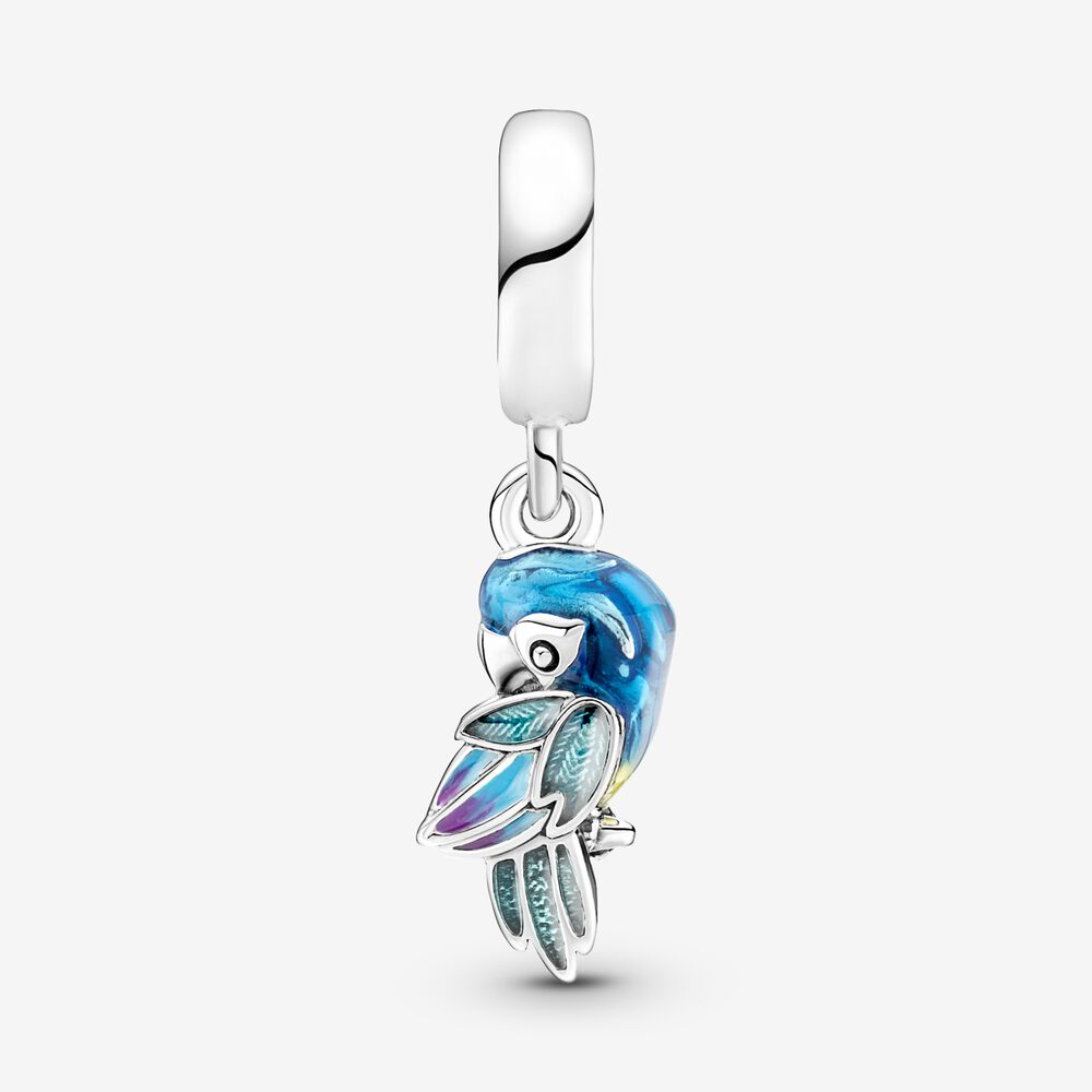 Pandora Jungle Paradise Parrot Dangle Charm