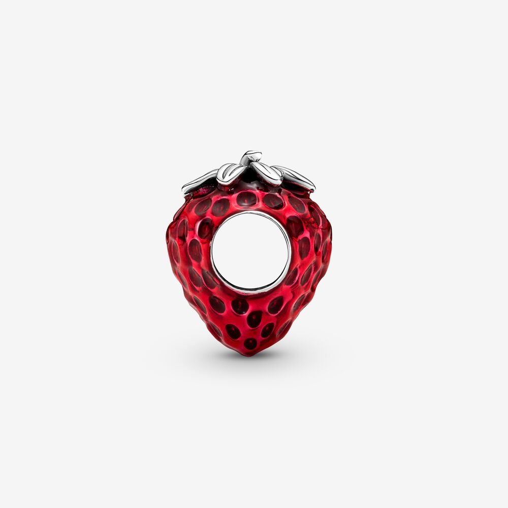 Pandora Seeded Strawberry Fruit Charm