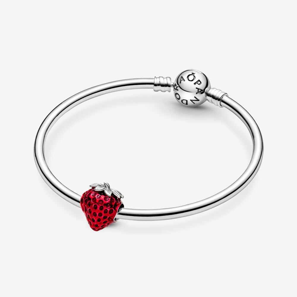 Pandora Seeded Strawberry Fruit Charm