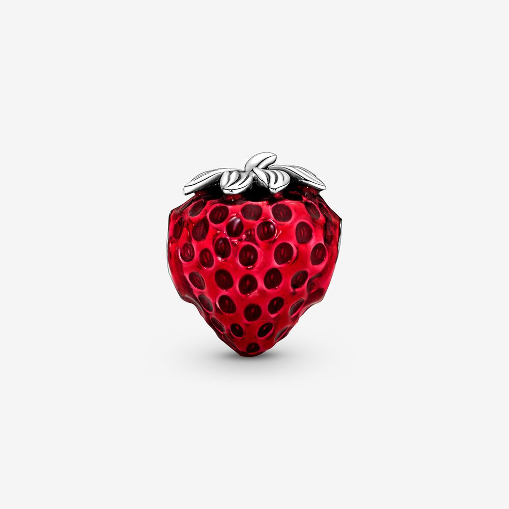 Pandora Seeded Strawberry Fruit Charm 