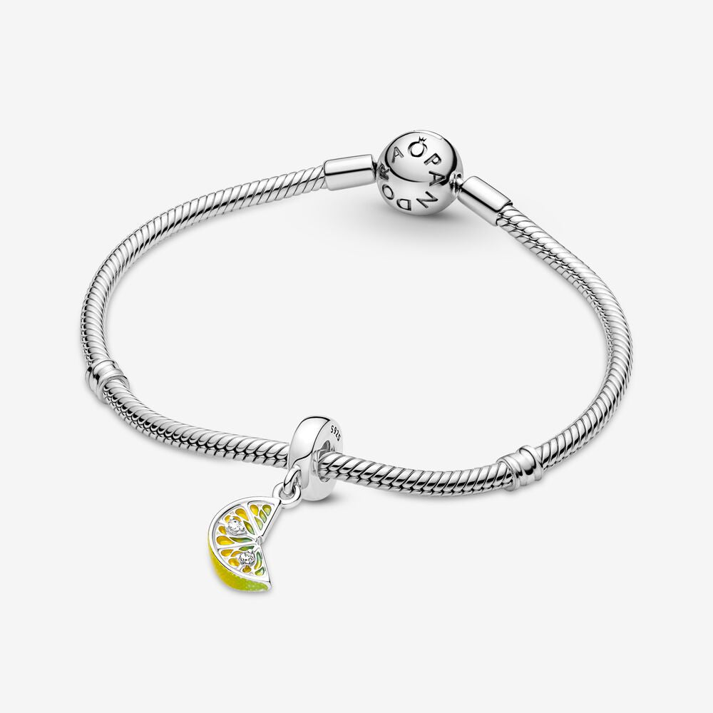 Pandora Lemon Slice Sparkling Fruit Dangle Charm
