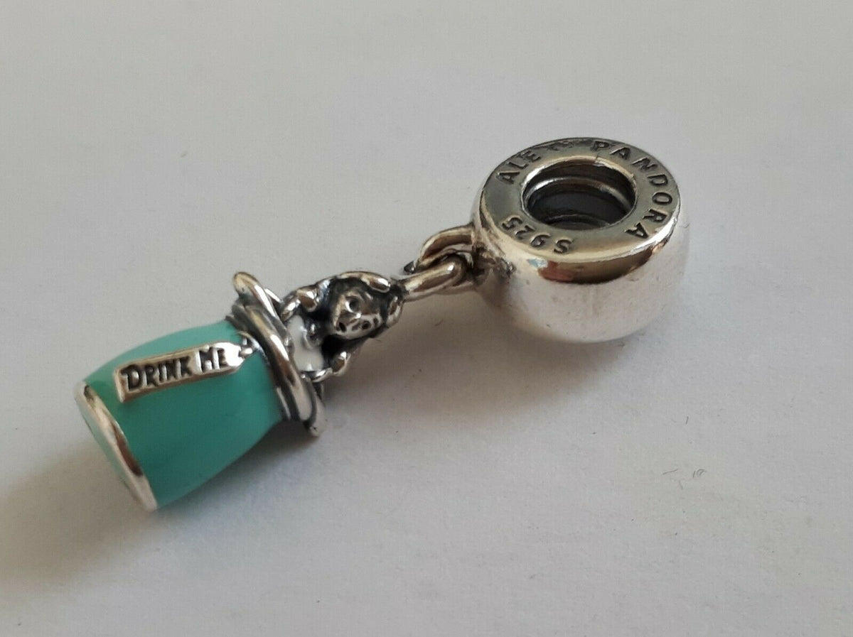 Pandora Disney Alice in Wonderland Silver Dangle Charm