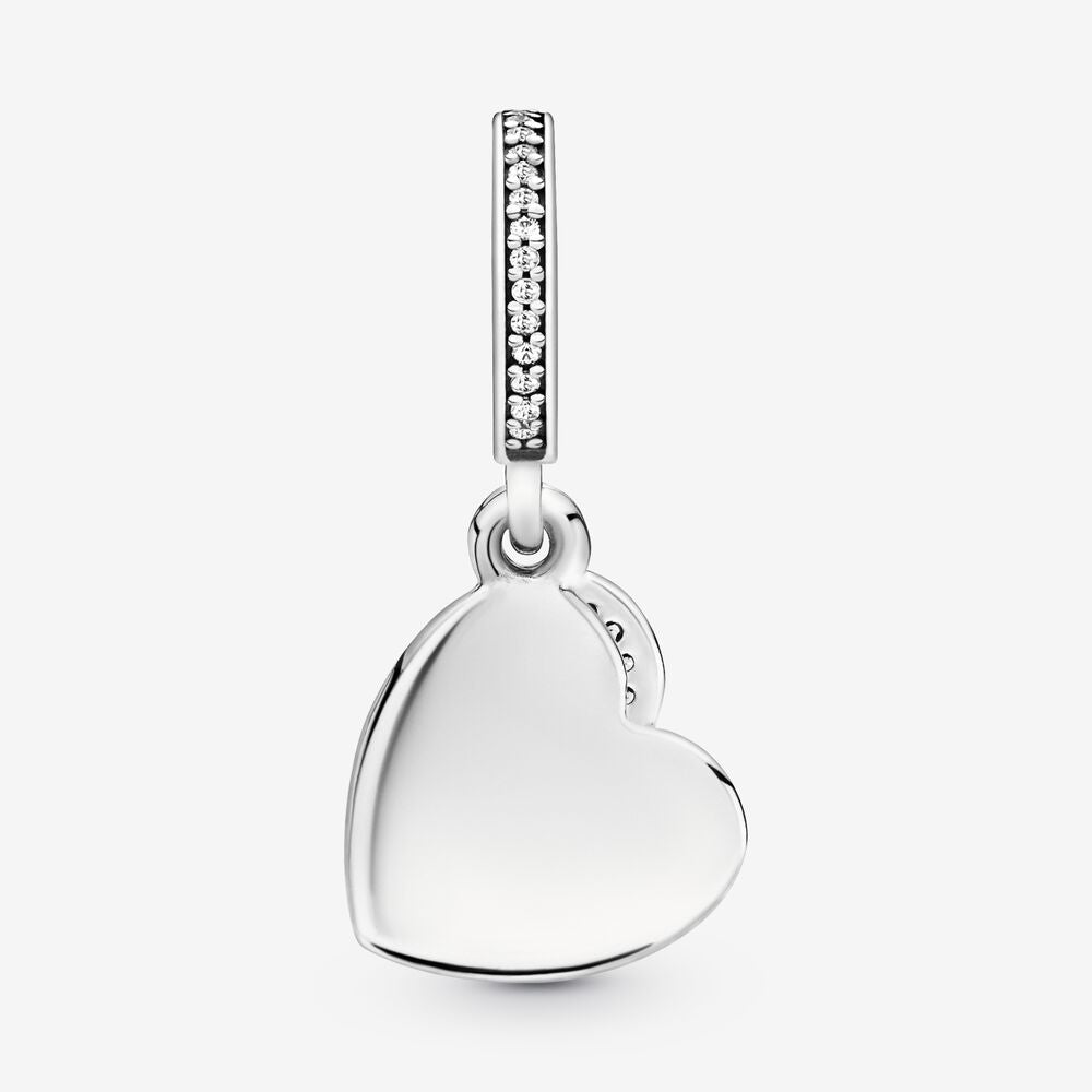 Pandora Forever Friends Heart Dangle Charm