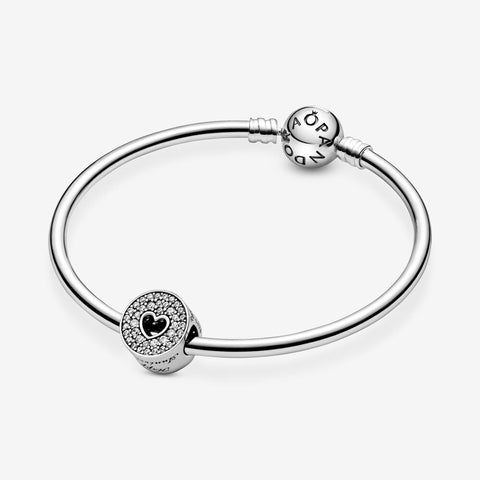 Pandora Pave & Heart Anniversary Charm